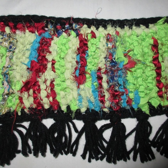 HAT SCARF ALPACA wool Crochet NEW 2 PC SET Handmade Knitted 20"-22" SCARF WOMEN - Picture 6 of 7